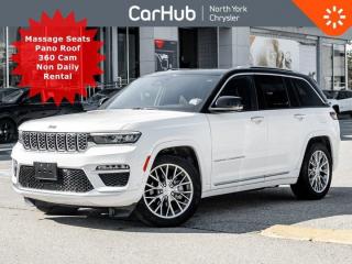 Used 2022 Jeep Grand Cherokee Summit PanoSunroof Nav 10.1'' Screen 360 Camera for sale in Thornhill, ON