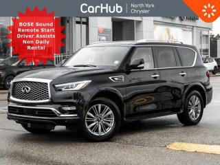 Used 2023 Infiniti QX80 LUXE 7 Seater Sunroof Rear DVD 360 Cam Vented Seats Nav for sale in Thornhill, ON