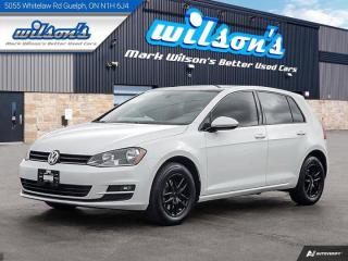 Used 2017 Volkswagen Golf Comfortline 5Dr Hatch, 5-Speed, Leatherette, Pano Roof, BSD, CarPlay + Android, Heated Seats & More! for sale in Guelph, ON