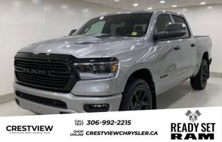 1500 LARAMIE CREW CAB 4X4 ( 14 Check out this vehicles pictures, features, options and specs, and let us know if you have any questions. Helping find the perfect vehicle FOR YOU is our only priority.P.S...Sometimes texting is easier. Text (or call) 306-994-7040 for fast answers at your fingertips!This Ram 1500 delivers a Gas/Electric V-8 5.7 L/345 engine powering this Automatic transmission. WHEELS: 22 X 9 FORGED ALUMINUM, TRANSMISSION: 8-SPEED AUTOMATIC, TRAILER TOW GROUP.* This Ram 1500 Features the Following Options *QUICK ORDER PACKAGE 27H LARAMIE, G/T PACKAGE , TRAILER BRAKE CONTROL, TIRES: 285/45R22XL BSW ALL SEASON, REAR WHEELHOUSE LINERS, RADIO: UCONNECT 5W NAV W/12.0 DISPLAY, NIGHT EDITION, LARAMIE LEVEL B EQUIPMENT GROUP, ENGINE: 5.7L HEMI VVT V8 W/MDS & ETORQUE, DUAL-PANE PANORAMIC SUNROOF.* Stop By Today *For a must-own Ram 1500 come see us at Crestview Chrysler (Capital), 601 Albert St, Regina, SK S4R2P4. Just minutes away!