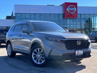 <b>!SALE! | Low KM | Leather Heated Seats | Sunroof | Power Lift Gate <br></b><br>  An iconic SUV is reborn for 2023, with a slew of impressive technology and an all-new design! This  2023 Honda CR-V is for sale today in Midland. <br>Elevate Your Drive with the 2023 Honda CR-V EX-L: Unleashing Excellence in Performance, Safety, and Luxury. Powered by a robust 1.5L turbocharged engine, this SUV combines efficiency with thrilling performance. Safety takes the forefront with the Honda Sensing® suite, offering advanced features like collision mitigation braking and adaptive cruise control.<br><br>Step into luxury with leather-trimmed seats and a spacious interior designed for comfort and convenience. Stay connected and entertained with a 7-inch touchscreen display featuring seamless integration of Apple CarPlay® and Android Auto. Whether youre commuting or embarking on a road trip, the 2023 Honda CR-V EX-L delivers an unparalleled driving experience that exceeds expectations. This vehicle has been upgraded with the following features: Leather Seats,  Sunroof,  Power Liftgate,  Heated Seats,  Heated Steering Wheel,  Apple Carplay,  Android Auto. <br> <br>To apply right now for financing use this link : <a href=https://www.bourgeoisnissan.com/finance/ target=_blank>https://www.bourgeoisnissan.com/finance/</a><br><br> <br/><br>Since Bourgeois Midland Nissan opened its doors, we have been consistently striving to provide the BEST quality new and used vehicles to the Midland area. We have a passion for serving our community, and providing the best automotive services around.Customer service is our number one priority, and this commitment to quality extends to every department. That means that your experience with Bourgeois Midland Nissan will exceed your expectations whether youre meeting with our sales team to buy a new car or truck, or youre bringing your vehicle in for a repair or checkup.Building lasting relationships is what were all about. We want every customer to feel confident with his or her purchase, and to have a stress-free experience. Our friendly team will happily give you a test drive of any of our vehicles, or answer any questions you have with NO sales pressure.We look forward to welcoming you to our dealership located at 760 Prospect Blvd in Midland, and helping you meet all of your auto needs!<br> Come by and check out our fleet of 30+ used cars and trucks and 90+ new cars and trucks for sale in Midland.  o~o