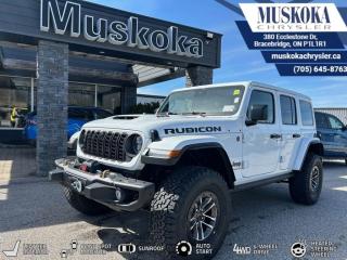 This JEEP WRANGLER RUBICON 392, with a 6.4L HEMI V-8 engine engine, features a 8-speed automatic transmission, and generates 14.5 highway/18.7 city L/100km. Find this vehicle with only 11 kilometers!  JEEP WRANGLER RUBICON 392 Options: This JEEP WRANGLER RUBICON 392 offers a multitude of options. Technology options include: SiriusXM Guardian Tracker System, Voice Activated Dual Zone Front Automatic Air Conditioning, 2 LCD Monitors In The Front, HD Radio, MP3 Player.  Safety options include Variable Intermittent Wipers, Airbag Occupancy Sensor, Curtain 1st And 2nd Row Airbags, Dual Stage Driver And Passenger Front Airbags, Dual Stage Driver And Passenger Seat-Mounted Side Airbags.  Visit Us: Find this JEEP WRANGLER RUBICON 392 at Muskoka Chrysler today. We are conveniently located at 380 Ecclestone Dr Bracebridge ON P1L1R1. Muskoka Chrysler has been serving our local community for over 40 years. We take pride in giving back to the community while providing the best customer service. We appreciate each and opportunity we have to serve you, not as a customer but as a friend