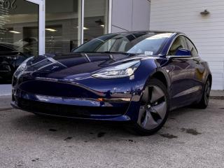 Turn heads in this phenomenal 2019 Tesla Model 3 Mid Range that looks incredible in Deep Blue Metallic! Its powered by lithium-ion cellsand has a range of 418 kilometers. Sensualcurves are enhanced by the exterior features that including alloy wheels, LED headlights and taillights. Inside our Mid Range find a minimalist cabin that has an all-glass roof creating a sense of openness, and a large 15-inch touchscreen where all controls for the vehicle are accessible. It also has 12-way power adjustable driver seat, heated front seats, a leather-wrapped steering wheel with mounted controls, an AM/FM radio thats XM radio ready, it also allows you to log on to your Spotify account and an impressive 8 speaker sound system. These are just a few of the amazing features our Tesla has!Our Tesla gives you peace of mind with an assortment of safety features including a 360-degree camera, auto-pilot, adaptive cruise control, blind-spot assist, collision warning with active braking, stability/traction control, 4-Wheel anti-locking braking system, dusk sensing headlights, a multitude of airbags and more! Print this page and call us Now... We Know You Will Enjoy Your Test Drive Towards Ownership! We look forward to showing you why Go Mazda is the best place for all your automotive needs.Go Mazda is an AMVIC licensed business.Clean CarFax