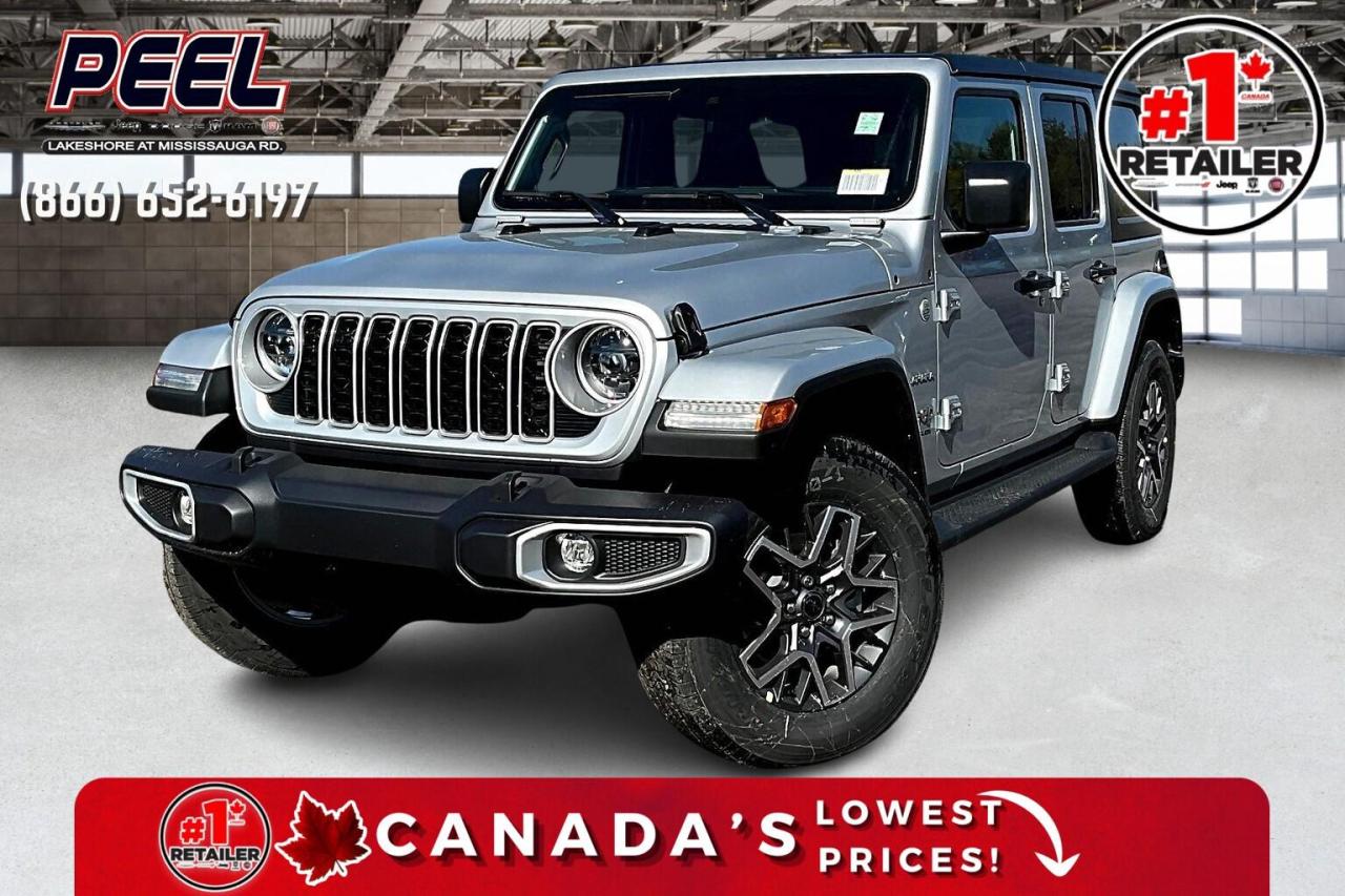 New 2024 Jeep Wrangler SAHARA 4DR | SIDE STEPS | HARDTOP | 12.3