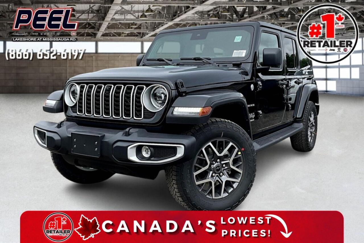 New 2024 Jeep Wrangler SAHARA 4DR | LEATHER | SAFETY GRP | POWER SEAT for sale in Mississauga, ON