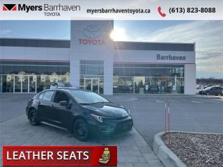 <b>Low Mileage, Navigation,  4G Wi-Fi,  Synthetic Leather Seats,  Wireless Charging,  Sunroof!</b><br> <br>  Compare at $35046 - Our Live Market Price is just $33698! <br> <br>   A legend made modern, this 2023 Toyota Corolla embodies the progressive and practical nature of the Corolla name. This  2023 Toyota Corolla is fresh on our lot in Ottawa. <br> <br>With a distinctive design, robust engineering and all-round practicality, this 2023 Corolla is a popular choice for shoppers who prioritize safety and style. A well-built interior with amazing standard technology ensures that this sedan withstands the day-to-day activities of an urban commute. A roomy cabin with comfortable ride quality ensures that occupants enjoy a smooth journey, both in the city and the highway.This low mileage  sedan has just 3,586 kms. Its  midnight black metallic in colour  . It has an automatic transmission and is powered by a  smooth engine.  This vehicle has been upgraded with the following features: Navigation,  4g Wi-fi,  Synthetic Leather Seats,  Wireless Charging,  Sunroof,  Proximity Key,  Heated Steering Wheel. <br> <br>To apply right now for financing use this link : <a href=https://www.myersbarrhaventoyota.ca/quick-approval/ target=_blank>https://www.myersbarrhaventoyota.ca/quick-approval/</a><br><br> <br/><br>At Myers Barrhaven Toyota we pride ourselves in offering highly desirable pre-owned vehicles. We truly hand pick all our vehicles to offer only the best vehicles to our customers. No two used cars are alike, this is why we have our trained Toyota technicians highly scrutinize all our trade ins and purchases to ensure we can put the Myers seal of approval. Every year we evaluate 1000s of vehicles and only 10-15% meet the Myers Barrhaven Toyota standards. At the end of the day we have mutual interest in selling only the best as we back all our pre-owned vehicles with the Myers *LIFETIME ENGINE TRANSMISSION warranty. Thats right *LIFETIME ENGINE TRANSMISSION warranty, were in this together! If we dont have what youre looking for not to worry, our experienced buyer can help you find the car of your dreams! Ever heard of getting top dollar for your trade but not really sure if you were? Here we leave nothing to chance, every trade-in we appraise goes up onto a live online auction and we get buyers coast to coast and in the USA trying to bid for your trade. This means we simultaneously expose your car to 1000s of buyers to get you top trade in value. <br>We service all makes and models in our new state of the art facility where you can enjoy the convenience of our onsite restaurant, service loaners, shuttle van, free Wi-Fi, Enterprise Rent-A-Car, on-site tire storage and complementary drink. Come see why many Toyota owners are making the switch to Myers Barrhaven Toyota. <br>*LIFETIME ENGINE TRANSMISSION WARRANTY NOT AVAILABLE ON VEHICLES WITH KMS EXCEEDING 140,000KM, VEHICLES 8 YEARS & OLDER, OR HIGHLINE BRAND VEHICLE(eg. BMW, INFINITI. CADILLAC, LEXUS...) o~o