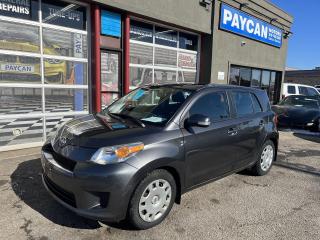<p>HERE IS A NICE CLEAN MANUAL SCION THATS RELIABLE AND FUEL EFICENT FOR YOU LOOKS AND DRIVES GREAT SOLD CERTIFIED COME CHECK IT OUT OR CALL 5195706463 FOR AN APPOINTMENT .TO SEE ALL OUR INVENTORY PLS GO TO PAYCANMOTORS.CA</p>