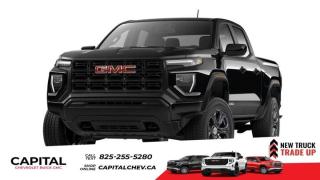 This GMC Canyon delivers a Turbocharged Gas I4 2.7L/ engine powering this Automatic transmission. ENGINE, TURBOMAX (310 hp [231 kW] @ 5600 rpm, 430 lb-ft of torque [583 Nm] @ 3000 rpm) (STD), Wireless Apple CarPlay/Wireless Android Auto, Windows, remote Express-Down, all windows.* This GMC Canyon Features the Following Options *Windows, power with driver Express-Up and Down, Windows, power rear, express down, Window, power with front passenger Express-Down, Wi-Fi Hotspot capable (Terms and limitations apply. See onstar.ca or dealer for details.), Wheels, 18 x 8.5 (45.7 cm x 21.6 cm) Dark Grey painted Aluminum, Wheel, spare, 17 x 8 (43.2 cm x 20.3 cm) steel, Wheel opening mouldings, Visors, driver and front passenger vanity mirrors, Vehicle health management provides advanced warning of vehicle issues, USB Ports, 2 (first row) Charge/Data ports located on console.* Visit Us Today *Youve earned this- stop by Capital Chevrolet Buick GMC Inc. located at 13103 Lake Fraser Drive SE, Calgary, AB T2J 3H5 to make this car yours today!