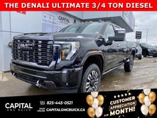 This ALL-NEW 2024 ULTIMATE DENALI HD 2500 6.6L DURAMAX Turbo-Diesel is the new benchmark for LUXURY. Fully equipped with every option including Massaging Power Seats, Heated and Cooled Seats, Heads-Up Display, Adaptive Cruise, Rear Streaming Mirror, Signature Alpine Umber Interior, Vader Chrome, Duramax Engine, 360 Cam, Sunroof, 5th wheel prep pack, Body Color Arch Moldings and so much more...CALL NOW and secure yours today..Ask for the Internet Department for more information or book your test drive today! Text (or call) 780-435-4000 for fast answers at your fingertips!Disclaimer: All prices are plus taxes & include all cash credits & loyalties. See dealer for details. AMVIC Licensed Dealer # B1044900