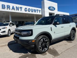 <p>Cash Price only please ask about our finance offer.</p><p><br />KEY FEATURES: 2024 Bronco Sport Outer Banks Edition, 4x4, 5 passenger, 1 .5 L ecoboost engine, Navy, Leather interior, 8-speed automatic transmission, sync 3, reverse camera, Collision assist Ford pass, heated seats, Auto high beams, active Grille shutters, power driver seat, intelligent Access, Lane keep, Auto Stop/Start, power windows power locks and more.</p><p><br />Please Call 519-756-6191, Email sales@brantcountyford.ca for more information and availability on this vehicle.  Brant County Ford is a family owned dealership and has been a proud member of the Brantford community for over 40 years!</p><p> </p><p><br />** PURCHASE PRICE ONLY (Includes) Fords Delivery Allowance</p><p><br />** See dealer for details.</p><p>*Please note all prices are plus HST and Licencing. </p><p>* Prices in Ontario, Alberta and British Columbia include OMVIC/AMVIC fee (where applicable), accessories, other dealer installed options, administration and other retailer charges. </p><p>*The sale price assumes all applicable rebates and incentives (Delivery Allowance/Non-Stackable Cash/3-Payment rebate/SUV Bonus/Winter Bonus, Safety etc</p><p>All prices are in Canadian dollars (unless otherwise indicated). Retailers are free to set individual prices.</p>