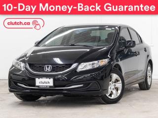 Used 2013 Honda Civic LX w/ Bluetooth, Cruise Control, A/C for sale in Toronto, ON