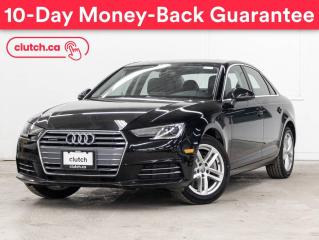 Used 2017 Audi A4 Komfort AWD w/ Bluetooth, A/C, Cruise Control for sale in Toronto, ON
