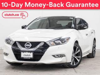 Used 2016 Nissan Maxima SL w/ Rearview Cam, Dual Zone A/C, Bluetooth for sale in Toronto, ON