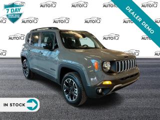 <p>Embark on a journey of exploration and adventure with the 2023 Jeep Renegade North 4x4. Designed to conquer both urban streets and off-road trails, this compact SUV combines rugged capability with modern sophistication, ensuring you're ready for whatever the road ahead may bring.</p>

<p>Unleash Your Adventurous Spirit Powered by a responsive 1.3L MultiAir I-4 DI turbo engine with Stop/Start technology and paired with a smooth 9-speed automatic transmission, the Renegade North delivers impressive performance and efficiency. With the Selec-Terrain Traction Management System, you can confidently tackle a variety of terrains with ease.</p>

<p>Safety Meets Confidence Drive with peace of mind knowing you're protected by an array of advanced safety features. From Full-Speed Forward Collision Warning Plus to Blind-Spot Monitoring and Rear Cross-Path Detection, the Renegade North is equipped to keep you and your passengers safe on every journey.</p>

<p>Luxury in Every Detail Step into a refined interior featuring premium cloth low-back bucket seats with bronze accents. Enjoy the convenience of front heated seats, a heated steering wheel, and dual-zone automatic temperature control, ensuring comfort no matter the weather outside. With the Uconnect 4C NAV system featuring an 8.4-inch display, Apple CarPlay, and SiriusXM satellite radio, staying connected has never been easier.</p>

<p>Convenience Redefined Experience ultimate convenience with features like remote start, cruise control, and automatic headlamps. The Renegade North also comes equipped with a ParkView Rear Back-Up Camera, making parking and maneuvering in tight spaces effortless.</p>

<p>Experience the perfect blend of capability, comfort, and style with the 2023 Jeep Renegade North 4x4. Whether navigating city streets or exploring off-road trails, this versatile SUV is your ticket to endless adventure. Start your journey today and redefine what it means to explore.</p>

<p> </p>

<p> </p>

<p> </p>

<p> </p>

<p> </p>

<form> </form>
<p> </p>

<p><em>Note: This is a used demo vehicle. The price may include added aftermarket accessories. Please contact dealer for details and current mileage.</em></p>

<h4>BUY WITH COMPLETE CONFIDENCE</h4>

<p>AutoIQ Exclusive Pre-Owned Program<br />
Shop online or in-store, any way you want it<br />
Virtual trade estimate & appraisal<br />
Virtual credit approval & eSignature<br />
7-Day Money Back Guarantee*</p>

<p>The AutoIQ Dealership Group came together in 2016 with a mission to deliver an exceptional car-buying experience. With 16 dealerships across Ontario, offering 14 brands and over 2500 vehicles in stock, AutoIQ customers can expect great selection, value, and trust. Buying a new vehicle is a significant purchase, and we want to ensure that you LOVE it! Whether you are purchasing a new or quality pre-owned vehicle from us, we offer attractive financing rates and flexible terms, regardless of your credit.</p>

<p>SPECIAL NOTE: This vehicle is reserved for AutoIQs retail customers only. Please, no dealer calls. Errors and omissions excepted.</p>

<p>*As-traded, specialty or high-performance vehicles are excluded from the 7-Day Money Back Guarantee Program (including, but not limited to Ford Shelby, Ford mustang GT, Ford Raptor, Chevrolet Corvette, Camaro 2SS, Camaro ZL1, V-Series Cadillac, Dodge/Jeep SRT, Hyundai N Line, all electric models)</p>

<p>INSGMT</p>