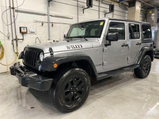 Used 2018 Jeep Wrangler JK Unlimited WILLYS 4x4 | HARD TOP | REAR CAM | A/C | TOW PKG for sale in Ottawa, ON