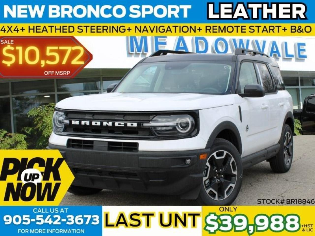 New 2024 Ford Bronco Sport Outer Banks for sale in Mississauga, ON