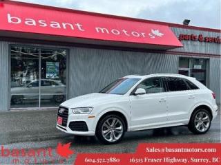 Used 2018 Audi Q3 Progressiv, Backup Cam, PanoRoof, Leather!! for sale in Surrey, BC