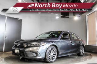 Used 2022 Honda Civic Touring TWO SETS OF TIRES AND RIMS! Bose Sound - Sunroof - Navigation - Leather Interior for sale in North Bay, ON