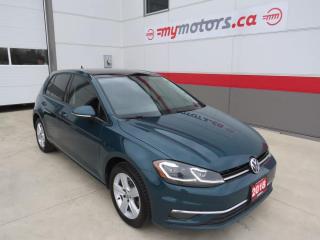 2018 Volkswagen Golf Trendline    **ALLOY WHEELS**LEATHER**SUNROOF**BACKUP CAMERA**PUSH BUTTON START**HEATED SEATS**      *** VEHICLE COMES CERTIFIED/DETAILED *** NO HIDDEN FEES *** FINANCING OPTIONS AVAILABLE - WE DEAL WITH ALL MAJOR BANKS JUST LIKE BIG BRAND DEALERS!! ***     HOURS: MONDAY - WEDNESDAY & FRIDAY 8:00AM-5:00PM - THURSDAY 8:00AM-7:00PM - SATURDAY 8:00AM-1:00PM    ADDRESS: 7 ROUSE STREET W, TILLSONBURG, N4G 5T5