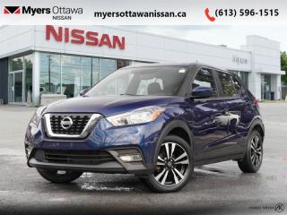<b>Certified, Low Mileage!</b><br> <br>  Compare at $19565 - Our Price is just $18995! <br> <br>   The Nissan Kicks defines value, efficiency, and capability in a stylish package. This  2019 Nissan Kicks is for sale today in Ottawa. <br> <br>One of the best compact crossovers on the market, the 2019 Nissan Kicks manages to stand out, thanks to its style, comfort, and size. In a world of monotonous compact crossovers, the Kicks has a lot of unique styling and technology that make it a real contender. Whether getting the weekly groceries or hauling you and yours for a weekend getaway, rest assured that this Nissan Kicks pull it all off in style and comfort.This low mileage  SUV has just 26,913 kms and is a Certified Pre-Owned vehicle. Its  blue in colour  . It has an automatic transmission and is powered by a  122HP 1.6L 4 Cylinder Engine. <br> <br>To apply right now for financing use this link : <a href=https://www.myersottawanissan.ca/finance target=_blank>https://www.myersottawanissan.ca/finance</a><br><br> <br/><br> Payments from <b>$305.52</b> monthly with $0 down for 84 months @ 8.99% APR O.A.C. ( Plus applicable taxes -  and licensing fees   ).  See dealer for details. <br> <br>Get the amazing benefits of a Nissan Certified Pre-Owned vehicle!!! Save thousands of dollars and get a pre-owned vehicle that has factory warranty, 24 hour roadside assistance and rates as low as 0.9%!!! <br>*LIFETIME ENGINE TRANSMISSION WARRANTY NOT AVAILABLE ON VEHICLES WITH KMS EXCEEDING 140,000KM, VEHICLES 8 YEARS & OLDER, OR HIGHLINE BRAND VEHICLE(eg. BMW, INFINITI. CADILLAC, LEXUS...)<br> Come by and check out our fleet of 30+ used cars and trucks and 110+ new cars and trucks for sale in Ottawa.  o~o