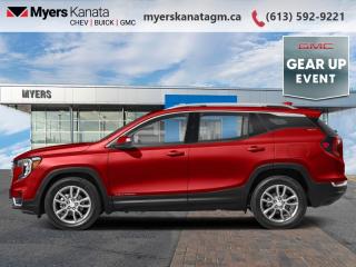 <b>Power Liftgate, SiriusXM!</b><br> <br> <br> <br>At Myers, we believe in giving our customers the power of choice. When you choose to shop with a Myers Auto Group dealership, you dont just have access to one inventory, youve got the purchasing power of an entire auto group behind you!<br> <br>  With a distinct design and effortless capability, this 2024 GMC Terrain epitomizes genuine everyday usability. <br> <br>From endless details that drastically improve this SUVs usability, to striking style and amazing capability, this 2024 Terrain is exactly what you expect from a GMC SUV. The interior has a clean design, with upscale materials like soft-touch surfaces and premium trim. You cant go wrong with this SUV for all your family hauling needs.<br> <br> This volcanic red ti SUV  has an automatic transmission and is powered by a  175HP 1.5L 4 Cylinder Engine.<br> <br> Our Terrains trim level is SLE. This amazing crossover comes with some impressive features such as a colour touchscreen infotainment system featuring wireless Apple CarPlay, Android Auto and SiriusXM plus its also 4G LTE hotspot capable. This Terrain SLE also includes lane keep assist with lane departure warning, forward collision alert, Teen Driver technology, a remote engine starter, a rear vision camera, LED signature lighting, StabiliTrak with hill descent control, a leather-wrapped steering wheel with audio and cruise controls, a power driver seat and a 60/40 split-folding rear seat to make hauling large items a breeze. This vehicle has been upgraded with the following features: Power Liftgate, Siriusxm. <br><br> <br>To apply right now for financing use this link : <a href=https://www.myerskanatagm.ca/finance/ target=_blank>https://www.myerskanatagm.ca/finance/</a><br><br> <br/>    Incentives expire 2024-04-30.  See dealer for details. <br> <br>Myers Kanata Chevrolet Buick GMC Inc is a great place to find quality used cars, trucks and SUVs. We also feature over a selection of over 50 used vehicles along with 30 certified pre-owned vehicles. Our Ottawa Chevrolet, Buick and GMC dealership is confident that youll be able to find your next used vehicle at Myers Kanata Chevrolet Buick GMC Inc. You will always find our inventory updated with the latest models. Our team believes in giving nothing but the best to our customers. Visit our Ottawa GMC, Chevrolet, and Buick dealership and get all the information you need today!<br> Come by and check out our fleet of 40+ used cars and trucks and 120+ new cars and trucks for sale in Kanata.  o~o