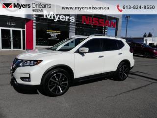 <b>Navigation,  Leather Seats,  Heated Seats,  Lane Keeping Assist,  Lane Departure Warning!</b><br> <br>  Compare at $22999 - Our Price is just $21888! <br> <br>   Looking for the room and capability of an SUV with the efficiency and driveability of a car? This versatile Nissan Rogue is the best of both worlds. This  2018 Nissan Rogue is for sale today in Orleans. <br> <br>Take on a bigger, bolder world. Get there in a compact crossover that brings a stylish look to consistent capability. Load up in a snap with an interior that adapts for adventure. Excellent safety ratings let you enjoy the drive with confidence while great fuel economy lets your adventure go further. Slide into gear and explore a life of possibilities in this Nissan Rogue. It gives you more than you expect and everything you deserve. This  SUV has 76,812 kms. Its  white in colour  . It has an automatic transmission and is powered by a  170HP 2.5L 4 Cylinder Engine.  It may have some remaining factory warranty, please check with dealer for details. <br> <br> Our Rogues trim level is AWD SL w/Platinum. Upgrade to a new level of comfort and technology with this Rogue SL w/Platinum. It comes loaded with all-wheel drive, larger aluminum wheels, built in navigation, a Bose nine-speaker premium audio system, leather seats which are heated in front, a 360 around view monitor, dual-zone automatic climate control, a power liftgate, blind spot warning, forward emergency braking, and much more. This vehicle has been upgraded with the following features: Navigation,  Leather Seats,  Heated Seats,  Lane Keeping Assist,  Lane Departure Warning,  Premium Sound Package,  Power Tailgate. <br> <br/><br>We are proud to regularly serve our clients and ready to help you find the right car that fits your needs, your wants, and your budget.And, of course, were always happy to answer any of your questions.Proudly supporting Ottawa, Orleans, Vanier, Barrhaven, Kanata, Nepean, Stittsville, Carp, Dunrobin, Kemptville, Westboro, Cumberland, Rockland, Embrun , Casselman , Limoges, Crysler and beyond! Call us at (613) 824-8550 or use the Get More Info button for more information. Please see dealer for details. The vehicle may not be exactly as shown. The selling price includes all fees, licensing & taxes are extra. OMVIC licensed.Find out why Myers Orleans Nissan is Ottawas number one rated Nissan dealership for customer satisfaction! We take pride in offering our clients exceptional bilingual customer service throughout our sales, service and parts departments. Located just off highway 174 at the Jean DÀrc exit, in the Orleans Auto Mall, we have a huge selection of Used vehicles and our professional team will help you find the Nissan that fits both your lifestyle and budget. And if we dont have it here, we will find it or you! Visit or call us today.<br>*LIFETIME ENGINE TRANSMISSION WARRANTY NOT AVAILABLE ON VEHICLES WITH KMS EXCEEDING 140,000KM, VEHICLES 8 YEARS & OLDER, OR HIGHLINE BRAND VEHICLE(eg. BMW, INFINITI. CADILLAC, LEXUS...)<br> Come by and check out our fleet of 40+ used cars and trucks and 110+ new cars and trucks for sale in Orleans.  o~o