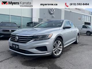 <b>Android Auto,  Apple CarPlay,  Heated Seats,  Remote Start,  Proximity Key!</b><br> <br>  Compare at $24996 - Our Price is just $23999! <br> <br>   Greetings. This  2021 Volkswagen Passat is for sale today in Kanata. <br> <br>This  sedan has 78,595 kms. Its  reflex silver metallic in colour  . It has an automatic transmission and is powered by a  2.0L I4 16V GDI DOHC Turbo engine.  This unit has some remaining factory warranty for added peace of mind. <br> <br> Our Passats trim level is Highline. This Passat Highline takes style and comfort to the next level with larger alloy wheels, autonomous emergency braking, rear traffic alert and a blind spot monitor. You will also get heated front seats, Climatronic dual zone climate control and leatherette seating surfaces. Infotainment is everything youd expect with Android Auto, Apple CarPlay, SiriusXM, App-Connect smartphone integration and a 6 inch touchscreen to control it all. The interior is comfy and well appointed with a leather steering wheel, proximity key for push button start and a remote engine start for those cold winter days. This vehicle has been upgraded with the following features: Android Auto,  Apple Carplay,  Heated Seats,  Remote Start,  Proximity Key,  Chrome Grille,  Alloy Wheels. <br> <br>To apply right now for financing use this link : <a href=https://www.myersvw.ca/en/form/new/financing-request-step-1/44 target=_blank>https://www.myersvw.ca/en/form/new/financing-request-step-1/44</a><br><br> <br/><br>Backed by Myers Exclusive NO Charge Engine/Transmission for life program lends itself for your peace of mind and you can buy with confidence. Call one of our experienced Sales Representatives today and book your very own test drive! Why buy from us? Move with the Myers Automotive Group since 1942! We take all trade-ins - Appraisers on site - Full safety inspection including e-testing and professional detailing prior delivery! Every vehicle comes with a free Car Proof History report.<br><br>*LIFETIME ENGINE TRANSMISSION WARRANTY NOT AVAILABLE ON VEHICLES MARKED AS-IS, VEHICLES WITH KMS EXCEEDING 140,000KM, VEHICLES 8 YEARS & OLDER, OR HIGHLINE BRAND VEHICLES (eg.BMW, INFINITI, CADILLAC, LEXUS...). FINANCING OPTIONS NOT AVAILABLE ON VEHICLES MARKED AS-IS OR AS-TRADED.<br> Come by and check out our fleet of 40+ used cars and trucks and 100+ new cars and trucks for sale in Kanata.  o~o