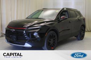 AWD, Sunroof, Navigation, 3.6L V6GM Certified 2023 Chevrolet Blazer True North Edition AWD with a 3.6L V6 9-Speed Transmission equipped with Sunroof, Navigation, Factory Remote Start, Adaptive Cruise Control, Heated Front Seats, Wireless Charging, Wireless Apple/Android Carplay, Power Liftgate, Factory installed Trailer Package with Many More Options!!!P.S...Sometimes texting is easier. Text (or call) 306-988-7738 for fast answers at your fingertips!Dealer License #914248Disclaimer: All prices are plus taxes & include all cash credits & loyalties. See dealer for Details. Dealer Permit # 914248