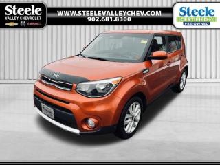 ABS brakes, Alloy wheels, Electronic Stability Control, Heated door mirrors, Heated Front Bucket Seats, Heated front seats, Illuminated entry, Leather Seat Trim, Power moonroof, Remote keyless entry, Traction control.New Price! Wild Orange 2018 Kia Soul EX Premium FWD 6-Speed Automatic I4 Come visit Annapolis Valleys GM Giant! We do not inflate our prices! We utilize state of the art live software technology to help determine the best price for our used inventory. That technology provides our customers with Fair Market Value Pricing!. Come see us and ask us about the Market Pricing Report on any of our used vehicles.Certified. Certification Program Details: 85 Point Inspection Fresh Oil Change 2 Years MVI Full Tank Of Gas Full Vehicle DetailSteele Valley Chevrolet Buick GMC offers a wide range of new and used cars to Kentville drivers. Our vehicles undergo a 117-point check before being put out for sale, and they also come with a warranty and an auto-check certified history. We also provide concise financing options to you. If local dealerships in your vicinity do not have the models and prices you are looking for, look no further and head straight to Steele Valley Chevrolet Buick GMC. We will make sure that we satisfy your expectations and let you leave with a happy face.Reviews:* Soul owners commonly report solid overall value, a good level of feature content for their dollars, punchy performance from the Souls higher-output engines, and a very easy-to-drive character, backed by easy maneuverability, entry, and exit. Outward visibility and a commanding driving position are also appreciated, as is cargo space and flexibility. Source: autoTRADER.ca