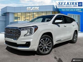 <b>Navigation,  Cooled Seats,  HUD,  Wireless Charging,  Premium Audio!</b><br> <br> <br> <br>  From the impressive practicality to striking styling this 2024 GMC Terrain makes every day better. <br> <br>From endless details that drastically improve this SUVs usability, to striking style and amazing capability, this 2024 Terrain is exactly what you expect from a GMC SUV. The interior has a clean design, with upscale materials like soft-touch surfaces and premium trim. You cant go wrong with this SUV for all your family hauling needs.<br> <br> This white frost tricoat SUV  has a 9 speed automatic transmission and is powered by a  175HP 1.5L 4 Cylinder Engine.<br> <br> Our Terrains trim level is Denali. This Terrain Denali comes fully loaded with premium leather cooled seats with memory settings, a large colour touchscreen infotainment system featuring navigation, Apple CarPlay, Android Auto, SiriusXM, Bose premium audio, wireless charging and its 4G LTE capable. This luxurious Terrain Denali also comes with a power rear liftgate, automatic park assist, lane change alert with blind spot detection, exclusive aluminum wheels and exterior accents, a leather-wrapped steering wheel, lane keep assist with lane departure warning, forward collision alert, adaptive cruise control, a remote engine starter, HD surround vision camera, heads up display, LED signature lighting, an enhanced premium suspension and a 60/40 split-folding rear seat to make hauling large items a breeze. This vehicle has been upgraded with the following features: Navigation,  Cooled Seats,  Hud,  Wireless Charging,  Premium Audio,  Adaptive Cruise Control,  Blind Spot Detection. <br><br> <br>To apply right now for financing use this link : <a href=https://www.selkirkchevrolet.com/pre-qualify-for-financing/ target=_blank>https://www.selkirkchevrolet.com/pre-qualify-for-financing/</a><br><br> <br/>    Incentives expire 2024-05-31.  See dealer for details. <br> <br>Selkirk Chevrolet Buick GMC Ltd carries an impressive selection of new and pre-owned cars, crossovers and SUVs. No matter what vehicle you might have in mind, weve got the perfect fit for you. If youre looking to lease your next vehicle or finance it, we have competitive specials for you. We also have an extensive collection of quality pre-owned and certified vehicles at affordable prices. Winnipeg GMC, Chevrolet and Buick shoppers can visit us in Selkirk for all their automotive needs today! We are located at 1010 MANITOBA AVE SELKIRK, MB R1A 3T7 or via phone at 204-482-1010.<br> Come by and check out our fleet of 80+ used cars and trucks and 170+ new cars and trucks for sale in Selkirk.  o~o