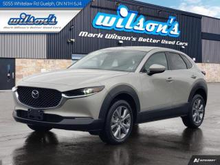 Used 2022 Mazda CX-30 GS Luxury AWD, Leather, Sunroof, Adaptive Cruise, Heated Steering + Seats, New Tires & New Brakes! for sale in Guelph, ON