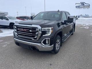 This used 2022 GMC Sierra 1500 limited SLT at Shellbrook Chevrolet Buick GMC is powered by a 5.3L V8 engine and a 10-speed automatic transmission with lots of room for people and cargo! This truck offers, remote start, spray-on bedliner, wireless charging, X31 off-road package, bose speaker system, ventilated/heated front seats, and much more! Here at Shellbrook Chevrolet Buick GMC, we are proud to offer a big-city selection and friendly, transparent, small-town hospitality. For more information or to schedule a test drive, give us a call at 1-800-667-0511 | 1-306-747-2411!