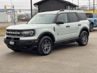 <div><span> **Discover Adventure: 2021 Bronco Sport Big Bend**</span><br></div><br /><div><br></div><br /><div>Get ready to embark on your next adventure with our stylish 2021 Bronco Sport Big Bend! This rugged SUV is equipped with impressive features designed to take you on unforgettable journeys, whether youre navigating city streets or exploring off-road trails.</div><br /><div><br></div><br /><div>**Key Features:**</div><br /><div>- With 89,000km on the odometer, this 2021 Bronco Sport Big Bend is ready to accompany you on countless adventures.</div><br /><div>- Enjoy peace of mind with built-in navigation, ensuring you always find your way to your destination.</div><br /><div>- Stay comfortable in any weather with heated seats, perfect for chilly mornings or cool evenings.</div><br /><div>- Experience convenience with a power-adjustable drivers seat, allowing you to find your ideal driving position with ease.</div><br /><div>- Start your adventures effortlessly with remote start, allowing you to warm up or cool down the cabin before you even step inside.</div><br /><div><br></div><br /><div>**Why Choose Us?**</div><br /><div>Located just seconds off the 401 in Gananoque, Easton Auto Sales Inc is your trusted destination for high-quality pre-owned vehicles. Serving Kingston and Brockville, we prioritize customer satisfaction and offer a hassle-free car-buying experience. As an OMVIC Certified and UCDA Member, we uphold the highest standards of professionalism and integrity. Dont just take our word for it  check out our stellar 5-star Google rating from satisfied customers!</div><br /><div><br></div><br /><div>**Schedule Your Test Drive Today:**</div><br /><div>Ready to experience the thrill of driving our 2021 Bronco Sport Big Bend? Call us now at 613-561-5172 to schedule your test drive and see why this SUV is the perfect choice for your next adventure. Plus, were eager to accept your trade-in, making it easier than ever to upgrade to your dream vehicle. Visit us today and let us help you find your next ride!</div>