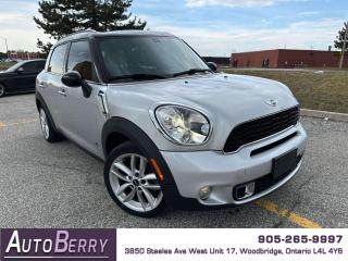 <p><br></p><p><span><strong>2012 Mini Cooper Countryman S ALL4 Silver On Black Leather Interior </strong></span></p><p><span></span><span> </span>1.6L <span></span><span> Turbo </span><span><span></span><span> </span>All Wheel Drive <span></span><span> </span>Auto </span><span></span><span> 5 Passenger </span><span><span></span><span> </span>A/C <span></span><span> </span>Automatic Climate Control <span></span><span> </span>Leather Interior </span><span><span></span><span> </span>Heated Front Seats <span></span><span> </span>Power Options <span></span><span> </span>Power Panoramic Sunroof <span></span><span> </span>Steering Wheel Mounted Controls </span><span><span></span><span> </span>Bluetooth Ready </span><span><span></span><span> </span>Proximity Keys </span><span></span><span> Push Start </span><span><span></span><span> </span>Alloy Wheels</span><span> </span><span></span><span> Fog Lights </span><span></span></p><p><span><br></span></p><p><span>*** Fully Certified ***</span><br></p><p><span><strong>*** ONLY 148,881<span> </span>KM ***</strong></span></p><p><strong><br></strong></p><p><span><strong>CARFAX REPORT: <a href=https://vhr.carfax.ca/?id=AgDmchjTqrnrpZsWgeqf+RSAI+OcmXLl>https://vhr.carfax.ca/?id=AgDmchjTqrnrpZsWgeqf+RSAI+OcmXLl</a></strong></span></p><br><p><br></p> <span id=jodit-selection_marker_1689009751050_8404320760089252 data-jodit-selection_marker=start style=line-height: 0; display: none;></span>