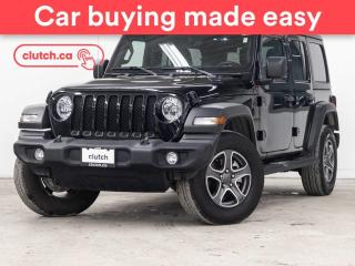 Used 2022 Jeep Wrangler Unlimited Sport S 4WD w/ Uconnect4C, Dual Zone A/C, Rearview Cam for sale in Bedford, NS