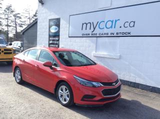 Used 2018 Chevrolet Cruze LT Auto RED HOT!! BACKUP CAM. HEATED SEATS. PWR SEATS. BLUETOOTH. CARPLAY. 16