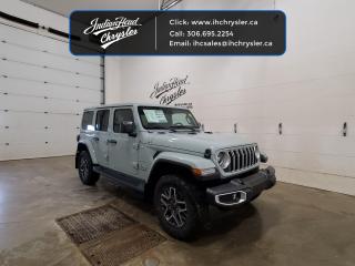 <b>Heated Seats,  Heated Steering Wheel,  Remote Start,  Navigation,  Heavy Duty Suspension!</b><br> <br> <br> <br>  With decades of experience, and all the modern technology they could need, this Jeep Wrangler is ready to rock your world. <br> <br>No matter where your next adventure takes you, this Jeep Wrangler is ready for the challenge. With advanced traction and handling capability, sophisticated safety features and ample ground clearance, the Wrangler is designed to climb up and crawl over the toughest terrain. Inside the cabin of this Wrangler offers supportive seats and comes loaded with the technology you expect while staying loyal to the style and design youve come to know and love.<br> <br> This grey SUV  has a 8 speed automatic transmission and is powered by a  285HP 3.6L V6 Cylinder Engine.<br> <br> Our Wranglers trim level is Sahara. This Wrangler Sahara features incredible off-roading capability, thanks to heavy duty suspension, towing equipment that includes trailer sway control, and skid plates for undercarriage protection. Interior features include heated front seats with lumbar support, a heated steering wheel, an 8-speaker Alpine audio system, voice-activated dual zone climate control, front and rear cupholders, and a 12.3-inch infotainment system with navigation, smartphone integration and mobile internet hotspot access. Additional features include a convertible top with fixed rollover protection, cruise control, proximity keyless entry with remote start, and even more. This vehicle has been upgraded with the following features: Heated Seats,  Heated Steering Wheel,  Remote Start,  Navigation,  Heavy Duty Suspension,  Climate Control,  Wi-fi Hotspot. <br><br> View the original window sticker for this vehicle with this url <b><a href=http://www.chrysler.com/hostd/windowsticker/getWindowStickerPdf.do?vin=1C4PJXEG4RW226353 target=_blank>http://www.chrysler.com/hostd/windowsticker/getWindowStickerPdf.do?vin=1C4PJXEG4RW226353</a></b>.<br> <br>To apply right now for financing use this link : <a href=https://www.indianheadchrysler.com/finance/ target=_blank>https://www.indianheadchrysler.com/finance/</a><br><br> <br/> Weve discounted this vehicle $6584. See dealer for details. <br> <br>At Indian Head Chrysler Dodge Jeep Ram Ltd., we treat our customers like family. That is why we have some of the highest reviews in Saskatchewan for a car dealership!  Every used vehicle we sell comes with a limited lifetime warranty on covered components, as long as you keep up to date on all of your recommended maintenance. We even offer exclusive financing rates right at our dealership so you dont have to deal with the banks.
You can find us at 501 Johnston Ave in Indian Head, Saskatchewan-- visible from the TransCanada Highway and only 35 minutes east of Regina. Distance doesnt have to be an issue, ask us about our delivery options!

Call: 306.695.2254<br> Come by and check out our fleet of 30+ used cars and trucks and 70+ new cars and trucks for sale in Indian Head.  o~o