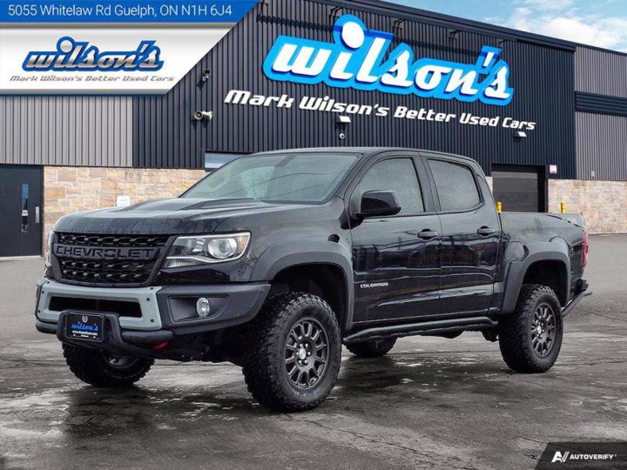 Used 2021 Chevrolet Colorado 4WD ZR2 Crew Cab 4WD V6 Bison Edition - Heated Leather, Wireless Charging, New Tires & New Brakes! for sale in Guelph, ON