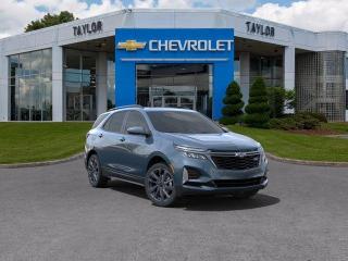 <b>Power Liftgate,  Blind Spot Detection,  Climate Control,  Heated Seats,  Apple CarPlay!</b><br> <br>   With its comfortable ride, roomy cabin and the technology to help you keep in touch, this 2024 Chevy Equinox is one of the best in its class. <br> <br>This extremely competent Chevy Equinox is a rewarding SUV that doubles down on versatility, practicality and all-round reliability. The dazzling exterior styling is sure to turn heads, while the well-equipped interior is put together with great quality, for a relaxing ride every time. This 2024 Equinox is sure to be loved by the whole family.<br> <br> This lakeshore blu SUV  has an automatic transmission and is powered by a  175HP 1.5L 4 Cylinder Engine.<br> <br> Our Equinoxs trim level is RS. The RS trim of the Equinox adds in blacked out exterior styling elements, with a power liftgate for rear cargo access, blind spot detection and dual-zone climate control, and is decked with great standard features such as front heated seats with lumbar support, remote engine start, air conditioning, remote keyless entry, and a 7-inch infotainment touchscreen with Apple CarPlay and Android Auto, along with active noise cancellation. Safety on the road is assured with automatic emergency braking, forward collision alert, lane keep assist with lane departure warning, front and rear park assist, and front pedestrian braking. This vehicle has been upgraded with the following features: Power Liftgate,  Blind Spot Detection,  Climate Control,  Heated Seats,  Apple Carplay,  Android Auto,  Remote Start. <br><br> <br>To apply right now for financing use this link : <a href=https://www.taylorautomall.com/finance/apply-for-financing/ target=_blank>https://www.taylorautomall.com/finance/apply-for-financing/</a><br><br> <br/>    4.49% financing for 84 months. <br> Buy this vehicle now for the lowest bi-weekly payment of <b>$280.53</b> with $0 down for 84 months @ 4.49% APR O.A.C. ( Plus applicable taxes -  Plus applicable fees   / Total Obligation of $51059  ).  Incentives expire 2024-04-30.  See dealer for details. <br> <br> <br>LEASING:<br><br>Estimated Lease Payment: $243 bi-weekly <br>Payment based on 6.9% lease financing for 60 months with $0 down payment on approved credit. Total obligation $31,686. Mileage allowance of 16,000 KM/year. Offer expires 2024-04-30.<br><br><br><br> Come by and check out our fleet of 90+ used cars and trucks and 170+ new cars and trucks for sale in Kingston.  o~o