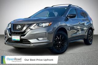 Finance for only $175.82 bi-weekly on a 7 year term!!! Introducing the sleek and stylish 2018 Nissan Rogue SV Midnight Edition AWD – a crossover that seamlessly blends sophistication with versatility for an elevated driving experience! The Rogue, with its modern design and advanced features, stands out as a symbol of urban chic. Equipped with Nissans intelligent All-Wheel Drive (AWD) system, this crossover ensures confident handling and stability in various driving conditions. Step inside the refined interior, featuring premium materials, cutting-edge technology, and spacious seating for a comfortable and connected ride. The Midnight Edition adds a touch of flair with exclusive blacked-out accents and unique design elements. The Rogue SVs fuel-efficient engine ensures both a smooth drive and impressive efficiency, making it an ideal choice for city commutes and road trips alike. With Nissans commitment to safety, this crossover is equipped with a comprehensive suite of advanced driver-assistance features. Dont miss out on the opportunity to own the 2018 Nissan Rogue SV Midnight Edition AWD – where style, versatility, and reliability come together for an unmatched driving experience. Seize the keys to modernity and sophistication today!   At OpenRoad Toyota Abbotsford, we take the stress out of buying a used car by providing you with our TruePrice from the start! You will have peace of mind knowing you got our best price up-front, without having to spend time negotiating down to the last dollar.   All our pre-owned vehicles must pass an extremely thorough 153-point safety inspection, in order to be sold as OpenRoad Certified. All vehicles will have a Carfax verified history report, as well as a safety inspection report and breakdown of all work performed. We pride ourselves in our transparency, and wish to provide you with all the info you need to be confident in your vehicle purchase!   Give us a call at 604-857-2657, visit our showroom at 30210 Automall Dr in Abbotsford, BC!   Prices subject to $499 Documentation Fee, $499 Lease/Finance Fee, and applicable taxes. Dealer #40643