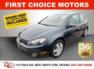 Welcome to First Choice Motors, the largest car dealership in Toronto of pre-owned cars, SUVs, and vans priced between $5000-$15,000. With an impressive inventory of over 300 vehicles in stock, we are dedicated to providing our customers with a vast selection of affordable and reliable options.<br><br>Were thrilled to offer a used 2010 Volkswagen Golf TRENDLINE, blue color with 200,000km (STK#7089) This vehicle was $6990 NOW ON SALE FOR $5990. It is equipped with the following features:<br>- Manual transmission<br>- Sunroof<br>- Heated seats<br>- Power windows<br>- Power locks<br>- Power mirrors<br>- Air Conditioning<br><br>At First Choice Motors, we believe in providing quality vehicles that our customers can depend on. All our vehicles come with a 36-day FULL COVERAGE warranty. We also offer additional warranty options up to 5 years for our customers who want extra peace of mind.<br><br>Furthermore, all our vehicles are sold fully certified with brand new brakes rotors and pads, a fresh oil change, and brand new set of all-season tires installed & balanced. You can be confident that this car is in excellent condition and ready to hit the road.<br><br>At First Choice Motors, we believe that everyone deserves a chance to own a reliable and affordable vehicle. Thats why we offer financing options with low interest rates starting at 7.9% O.A.C. Were proud to approve all customers, including those with bad credit, no credit, students, and even 9 socials. Our finance team is dedicated to finding the best financing option for you and making the car buying process as smooth and stress-free as possible.<br><br>Our dealership is open 7 days a week to provide you with the best customer service possible. We carry the largest selection of used vehicles for sale under $9990 in all of Ontario. We stock over 300 cars, mostly Hyundai, Chevrolet, Mazda, Honda, Volkswagen, Toyota, Ford, Dodge, Kia, Mitsubishi, Acura, Lexus, and more. With our ongoing sale, you can find your dream car at a price you can afford. Come visit us today and experience why we are the best choice for your next used car purchase!<br><br>All prices exclude a $10 OMVIC fee, license plates & registration and ONTARIO HST (13%)