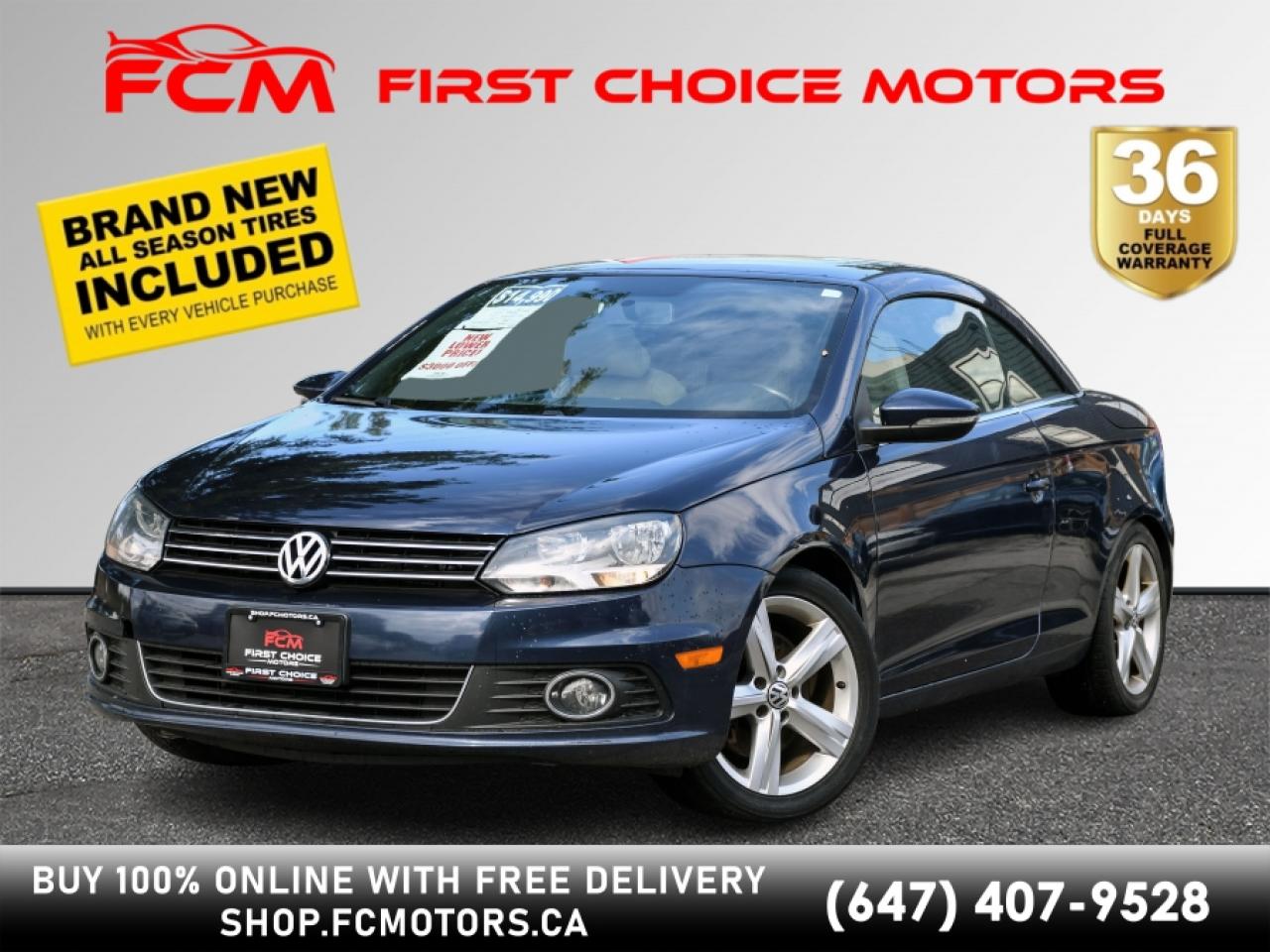 Used 2013 Volkswagen Eos COMFORTLINE ~AUTOMATIC, FULLY CERTIFIED WITH WARRA for sale in North York, ON