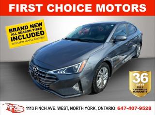 Used 2020 Hyundai Elantra PREFERRED ~AUTOMATIC, FULLY CERTIFIED WITH WARRANT for sale in North York, ON