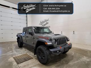<b>Sunroof,  Aluminum Wheels,  Apple CarPlay,  Android Auto,  Off-Road Suspension!</b><br> <br>  Hurry on this one! Marked down from $46987 - you save $2092.   Complete with a cargo bed and removable panels for an open air experience, you can have your Jeep and haul with it, too. This  2021 Jeep Gladiator is for sale today in Indian Head. <br> <br>Built with unmistakable Jeep styling and off-road capability, while bringing the utility and hauling power of a pickup truck, you get the best of both worlds with this incredible machine. Thanks to its unmistakable style, rugged off-road technology, and an exhilarating open air truck experience, this unique Jeep Gladiator is ready to change the 4X4 game. This  Regular Cab 4X4 pickup  has 158,934 kms. Its  grey in colour  . It has a 6 speed manual transmission and is powered by a  285HP 3.6L V6 Cylinder Engine.  <br> <br> Our Gladiators trim level is Mojave. With the name Mojave, you expect a truck that is ready to handle sand, rocks, and high speeds, and this Gladiator Mojave delivers. With added skid plates, Fox brand shocks, and a Fox front hydraulic jounce bumper you will be ready for even the toughest of trails. This midsize pickup is ready to handle anything the road throws at you with a trail rated badge, towing equipment, skid plates, aluminum wheels, tow hooks, removable cabin panels and windows, and fog lamps. Stay comfortable and connected on your adventures with Uconnect 4, Apple CarPlay, Android Auto, a leather steering wheel, sunroof, voice activated air conditioning, and ParkView Rear Backup Camera.  This vehicle has been upgraded with the following features: Sunroof,  Aluminum Wheels,  Apple Carplay,  Android Auto,  Off-road Suspension,  Proximity Key,  Rear Camera. <br> To view the original window sticker for this vehicle view this <a href=http://www.chrysler.com/hostd/windowsticker/getWindowStickerPdf.do?vin=1C6JJTEG9ML500825 target=_blank>http://www.chrysler.com/hostd/windowsticker/getWindowStickerPdf.do?vin=1C6JJTEG9ML500825</a>. <br/><br> <br>To apply right now for financing use this link : <a href=https://www.indianheadchrysler.com/finance/ target=_blank>https://www.indianheadchrysler.com/finance/</a><br><br> <br/><br>At Indian Head Chrysler Dodge Jeep Ram Ltd., we treat our customers like family. That is why we have some of the highest reviews in Saskatchewan for a car dealership!  Every used vehicle we sell comes with a limited lifetime warranty on covered components, as long as you keep up to date on all of your recommended maintenance. We even offer exclusive financing rates right at our dealership so you dont have to deal with the banks.
You can find us at 501 Johnston Ave in Indian Head, Saskatchewan-- visible from the TransCanada Highway and only 35 minutes east of Regina. Distance doesnt have to be an issue, ask us about our delivery options!

Call: 306.695.2254<br> Come by and check out our fleet of 30+ used cars and trucks and 80+ new cars and trucks for sale in Indian Head.  o~o