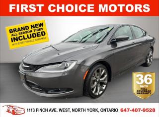 Used 2016 Chrysler 200 S ~AUTOMATIC, FULLY CERTIFIED WITH WARRANTY!!!~ for sale in North York, ON