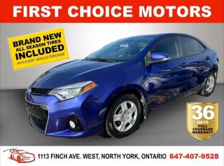 Used 2016 Toyota Corolla S ~AUTOMATIC, FULLY CERTIFIED WITH WARRANTY!!!~ for sale in North York, ON