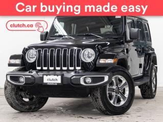 Used 2021 Jeep Wrangler Unlimited Sahara 4WD w/ Apple CarPlay & Android Auto, Dual Zone A/C, Rearview Cam for sale in Toronto, ON