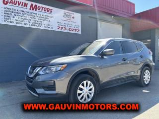 This 2019 Nissan Rogue S AWD is well equipped with all wheel drive, remote keyless entry, backup camera, blind spot monitoring, heated seats, premium sound system, satellite radio, privacy glass, bluetooth,  automatic transmission, reliable & efficient 4 cyl engine, and so much more!  Its been inspected in our shop, serviced, and is ready to have you & your family cruising in comfort & style with great piece of mind... all at an affordable budget.  Contact Gauvin Motors in Swift Current today!  Trades welcome, low rate on the spot financing available, Dont miss it!    5N1AT2MV1KC821389

For a brief walk around video of this car, please copy & paste this link into your web browser: https://www.youtube.com/watch?v=d7ich7l_F4Y

#gauvinmotors #swiftcurrent #saskatchewan #usedcar #usedsuv #savings #onsale #nissan #rogue #efficient #easyongas #allwheeldrive #awd #financingavailable #finance #cheappayments #payments #affordable #budget #southwest #swsask #speedycreek