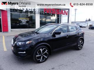 <b>ProPILOT ASSIST, Sunroof, Blind Spot Detection, Aluminum Wheels, Heated Seats, NissanConnect, Apple CarPlay, Android Auto</b><br> <br>  Compare at $24999 - Our Price is just $24599! <br> <br>   This Nissan Qashqai is a nimble crossover with a pleasant interior and impressive technology features. This  2020 Nissan Qashqai is for sale today in Orleans. <br> <br>Introducing the 2020 Qashqai, its the ultimate urban crossover that helps you navigate lifes daily adventures, or break your normal routine at a moments notice. This 2020 Nissan Qashqai has incredibly sleek styling and a sports car-inspired design, setting you apart from the rest of the pack. Theres plenty of space for all your friends and with a generous amount of head and legroom, it keeps your crew happy even on longer trips out of town. This  SUV has 59,901 kms. Its  black in colour  . It has an automatic transmission and is powered by a  141HP 2.0L 4 Cylinder Engine.  It may have some remaining factory warranty, please check with dealer for details. <br> <br> Our Qashqais trim level is AWD SL. When you upgrade to this top of the line Qashqai SV youll get be the best of everything. It includes larger 19 inch aluminum wheels, ProPILOT Assist, Intelligent Around View Monitor with moving object detection and leather heated front seats. It also comes with a rear sonar system, a 7 inch colour touch-screen display with NissanConnect featuring Apple CarPlay & Android Auto plus much more!<br> <br/><br>We are proud to regularly serve our clients and ready to help you find the right car that fits your needs, your wants, and your budget.And, of course, were always happy to answer any of your questions.Proudly supporting Ottawa, Orleans, Vanier, Barrhaven, Kanata, Nepean, Stittsville, Carp, Dunrobin, Kemptville, Westboro, Cumberland, Rockland, Embrun , Casselman , Limoges, Crysler and beyond! Call us at (613) 824-8550 or use the Get More Info button for more information. Please see dealer for details. The vehicle may not be exactly as shown. The selling price includes all fees, licensing & taxes are extra. OMVIC licensed.Find out why Myers Orleans Nissan is Ottawas number one rated Nissan dealership for customer satisfaction! We take pride in offering our clients exceptional bilingual customer service throughout our sales, service and parts departments. Located just off highway 174 at the Jean DÀrc exit, in the Orleans Auto Mall, we have a huge selection of Used vehicles and our professional team will help you find the Nissan that fits both your lifestyle and budget. And if we dont have it here, we will find it or you! Visit or call us today.<br>*LIFETIME ENGINE TRANSMISSION WARRANTY NOT AVAILABLE ON VEHICLES WITH KMS EXCEEDING 140,000KM, VEHICLES 8 YEARS & OLDER, OR HIGHLINE BRAND VEHICLE(eg. BMW, INFINITI. CADILLAC, LEXUS...)<br> Come by and check out our fleet of 50+ used cars and trucks and 110+ new cars and trucks for sale in Orleans.  o~o