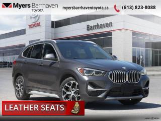 <b>Heated Seats,  Apple CarPlay,   Navigation,  Lane Departure Warning,  Forward Collision Alert!</b><br> <br>  Compare at $29014 - Our Live Market Price is just $27898! <br> <br>   With a distinctive style and a generous sized trunk this classy BMW X1 easily takes the top spot as one of the best luxury crossover SUVs. This  2021 BMW X1 is for sale today in Ottawa. <br> <br>The BMW X1 offers supreme comfort on long journeys, high-quality interior materials and innovative technologies to keep you connected to the outside world. It is ideally prepared for every adventure thanks to its superior on road capabilities, modern infotainment system, a large amount of cargo area and its driver focused dash layout. This  SUV has 77,374 kms. Its  white in colour  . It has an automatic transmission and is powered by a  228HP 2.0L 4 Cylinder Engine.  It may have some remaining factory warranty, please check with dealer for details. <br> <br> Our X1s trim level is xDrive28i. The smallest in the X range, the BMW X1 comes at us ready and waiting with numerous standard options and features such as full time all wheel drive, automatic start stop engine feature, ConnectedDrive services, navigation, a 6 speaker stereo with an 8.8 inch display, power and heated seats with memory function, remote keyless entry, sport leather/metal-look multi-functional steering wheel, push button start, genuine wood and chrome instrument panel inserts, dual zone front climate control, cruise control, BMW assist emergency call feature, lane departure warning, rear parking sensors, a back up camera and much more. This vehicle has been upgraded with the following features: Heated Seats,  Apple Carplay,   Navigation,  Lane Departure Warning,  Forward Collision Alert,  Led Lights,  Proximity Key. <br> <br>To apply right now for financing use this link : <a href=https://www.myersbarrhaventoyota.ca/quick-approval/ target=_blank>https://www.myersbarrhaventoyota.ca/quick-approval/</a><br><br> <br/><br> Buy this vehicle now for the lowest bi-weekly payment of <b>$213.36</b> with $0 down for 84 months @ 9.99% APR O.A.C. ( Plus applicable taxes -  Plus applicable fees   ).  See dealer for details. <br> <br>At Myers Barrhaven Toyota we pride ourselves in offering highly desirable pre-owned vehicles. We truly hand pick all our vehicles to offer only the best vehicles to our customers. No two used cars are alike, this is why we have our trained Toyota technicians highly scrutinize all our trade ins and purchases to ensure we can put the Myers seal of approval. Every year we evaluate 1000s of vehicles and only 10-15% meet the Myers Barrhaven Toyota standards. At the end of the day we have mutual interest in selling only the best as we back all our pre-owned vehicles with the Myers *LIFETIME ENGINE TRANSMISSION warranty. Thats right *LIFETIME ENGINE TRANSMISSION warranty, were in this together! If we dont have what youre looking for not to worry, our experienced buyer can help you find the car of your dreams! Ever heard of getting top dollar for your trade but not really sure if you were? Here we leave nothing to chance, every trade-in we appraise goes up onto a live online auction and we get buyers coast to coast and in the USA trying to bid for your trade. This means we simultaneously expose your car to 1000s of buyers to get you top trade in value. <br>We service all makes and models in our new state of the art facility where you can enjoy the convenience of our onsite restaurant, service loaners, shuttle van, free Wi-Fi, Enterprise Rent-A-Car, on-site tire storage and complementary drink. Come see why many Toyota owners are making the switch to Myers Barrhaven Toyota. <br>*LIFETIME ENGINE TRANSMISSION WARRANTY NOT AVAILABLE ON VEHICLES WITH KMS EXCEEDING 140,000KM, VEHICLES 8 YEARS & OLDER, OR HIGHLINE BRAND VEHICLE(eg. BMW, INFINITI. CADILLAC, LEXUS...) o~o